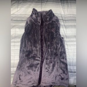 Women’s north face fuzzy vest